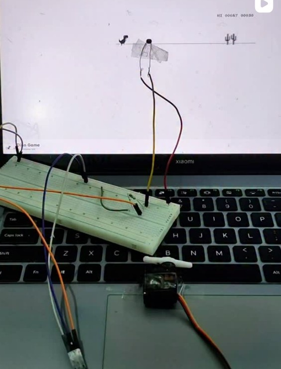 Arduino dinasour hack game