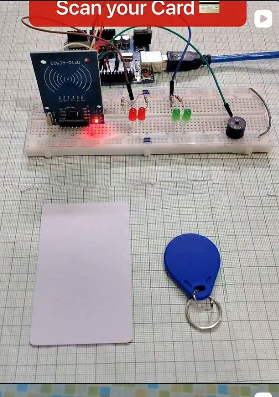 RFID Card sensor project