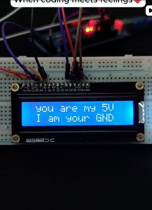 Lcd display text