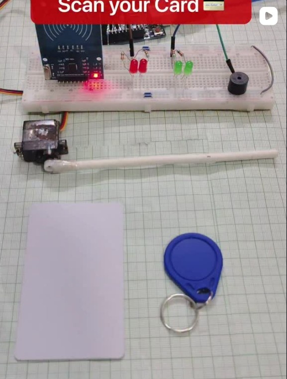 RFID Card sensor with servo