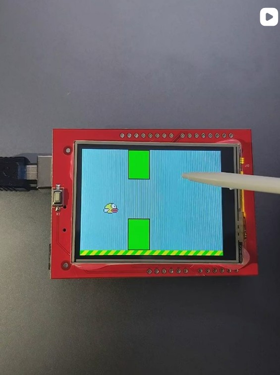Arduino flappy bird game