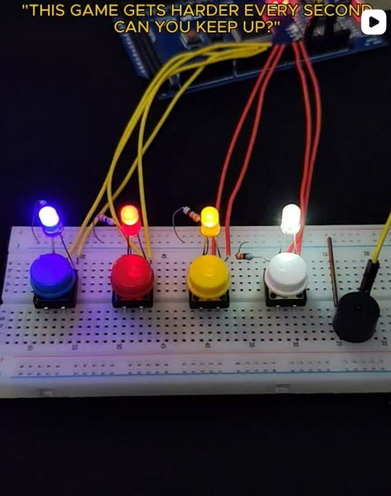 COLOR MEMORY GAME ARDUINO