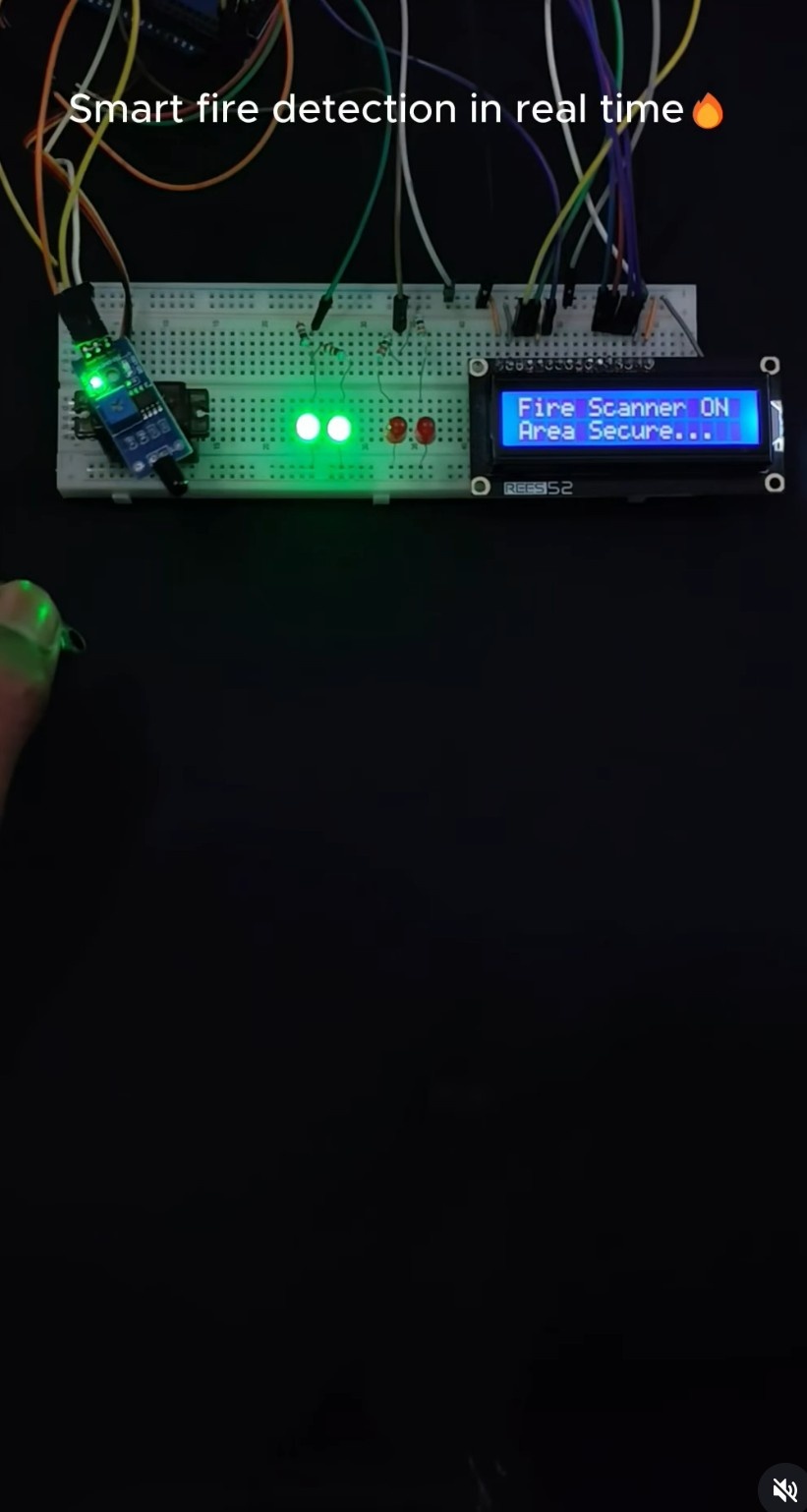 Flame detector project Arduino