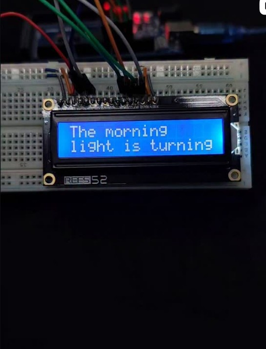 Dracula song on LCD display